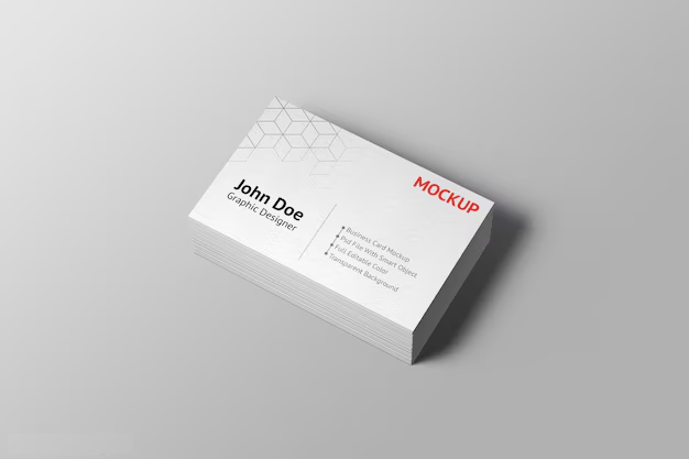 Custom business card design with quality printing for a polished professional brand image