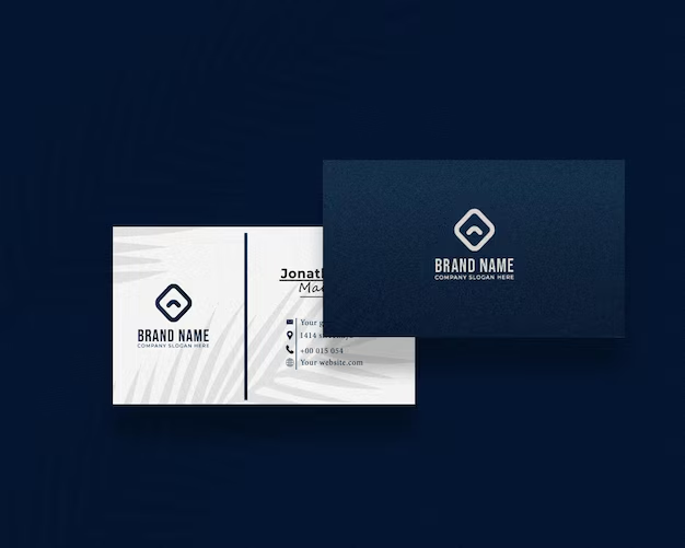 Personalized business card printing with custom design for a distinctive professional brand presentation