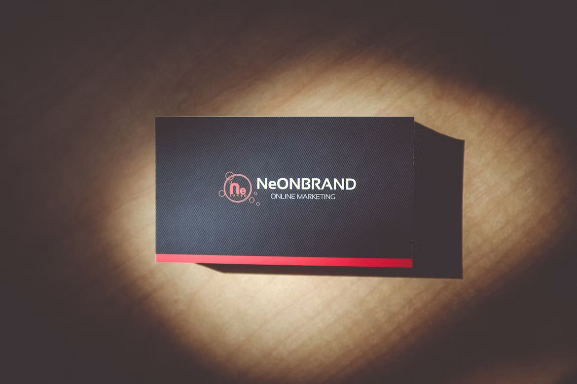 Standard business cards for professional branding and business networking