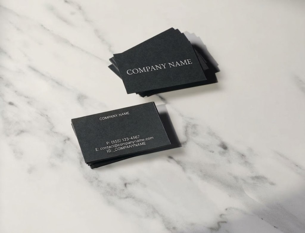 Professional visiting card design sample by Design Point in Ahmedabad